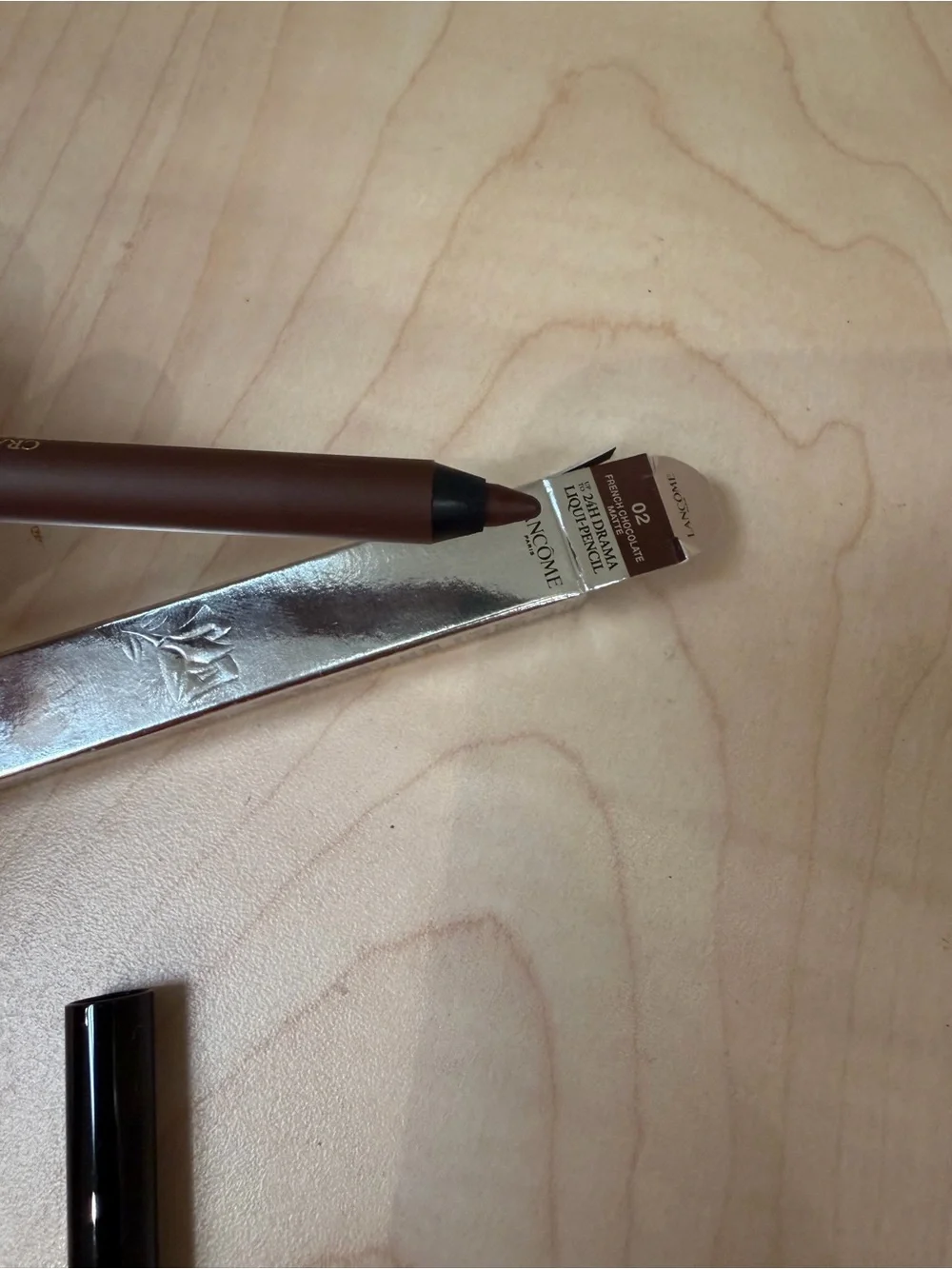 LANCOME 24H Drama Liqui-pencil Gel Eyeliner 12g/.042oz ~ #02 FRENCH CHOCOLATE